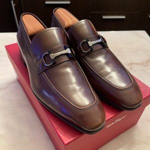 Ferragamo Brown Loafers - Size 10